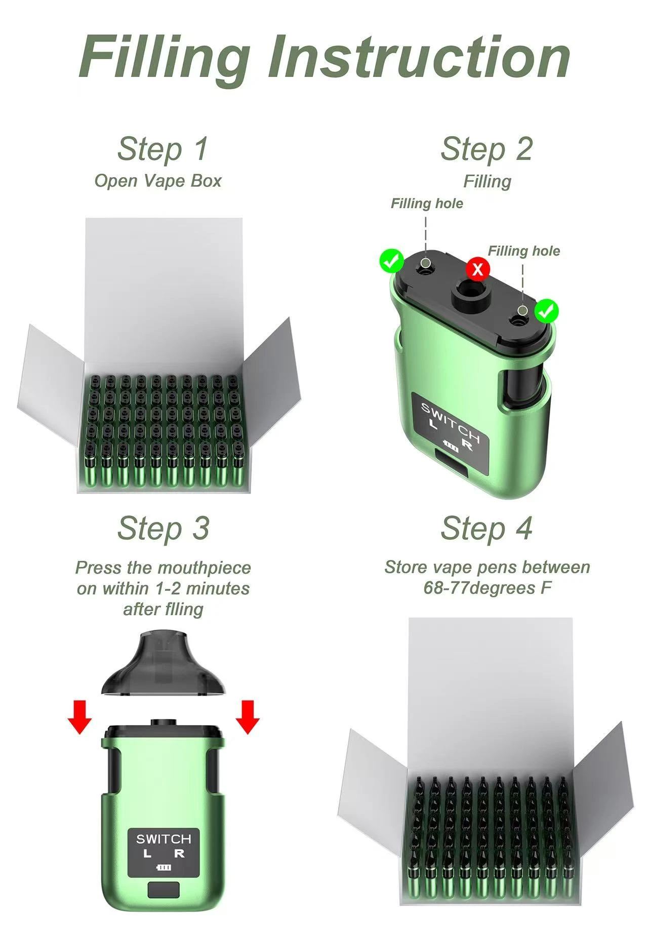 Filling Instructions